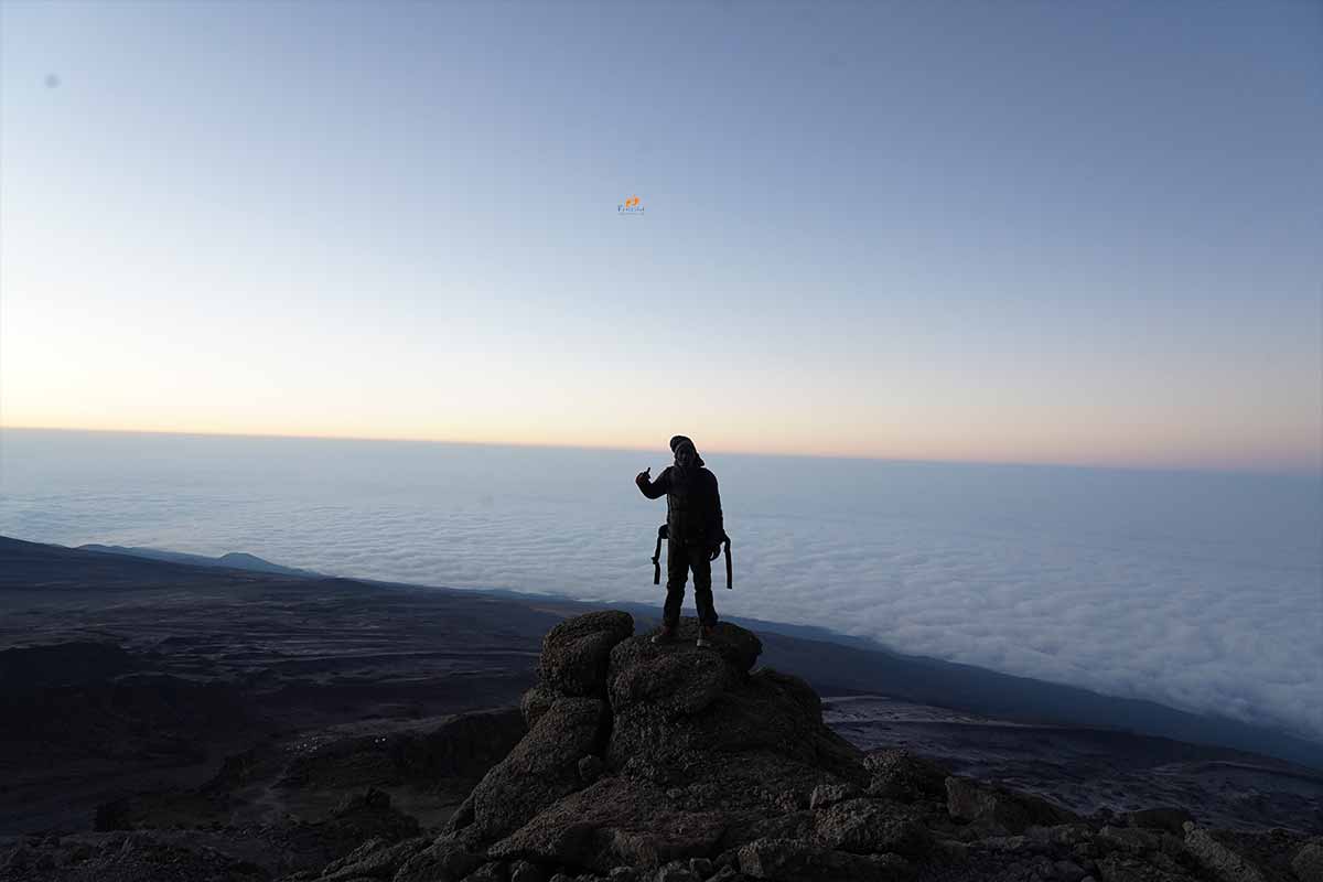 Sunrise at Kilimanjaro Summit